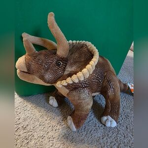 Wild Republic Triceratops Plush, Dinosaur Stuffed Animal Plush Toy 17 Inch